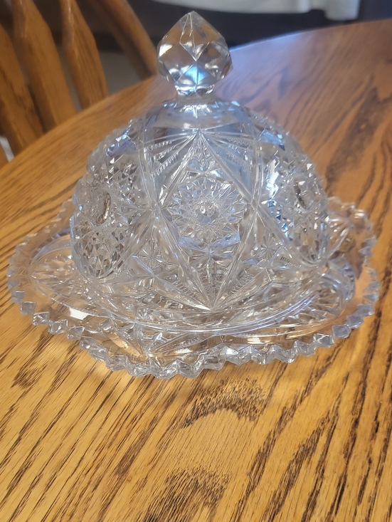 Other - ABCG With Butter Plate Beautiful Antique Butter/Cheese Dish 1880-1910 Rare Find